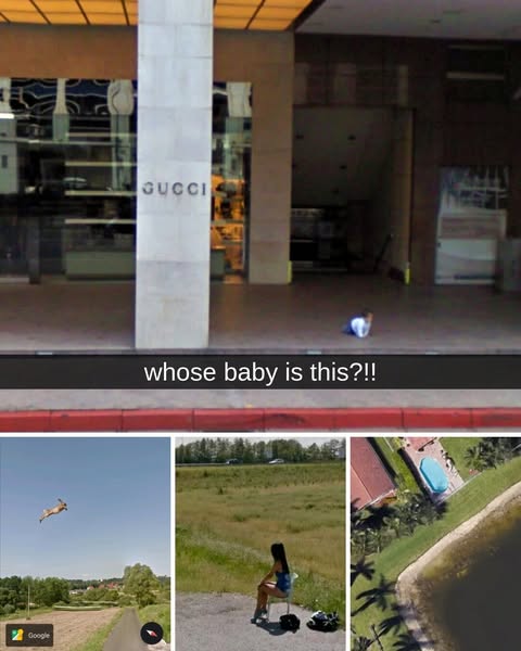 One-Of-A-Kind Moments Captured By Google Street View